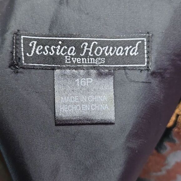 Jessica Howard Evenings Petite Blazer Jacket Coat Sz 16P NWT - Picture 8 of 10